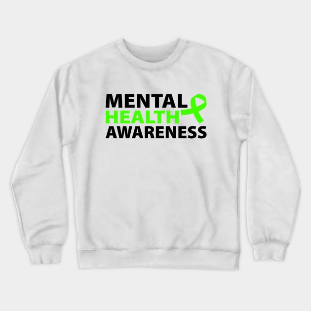 Mental Health Awareness 👊🏾 Crewneck Sweatshirt by JustSomeThings